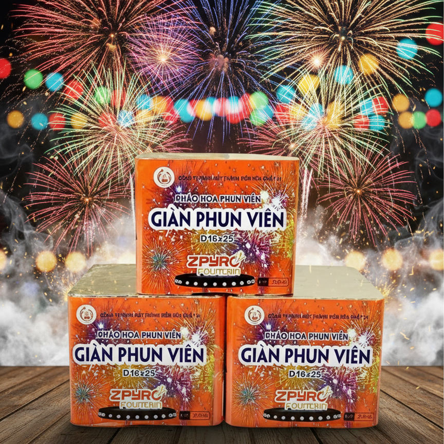 Giàn Phun Viên D16x25