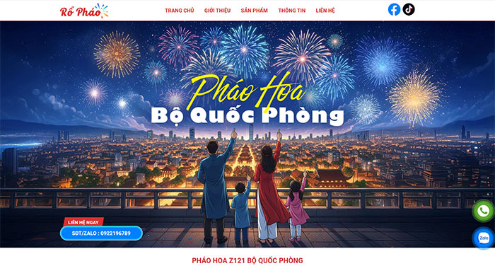 Về Rophao.com – Trang thông tin về pháo hoa Z121
